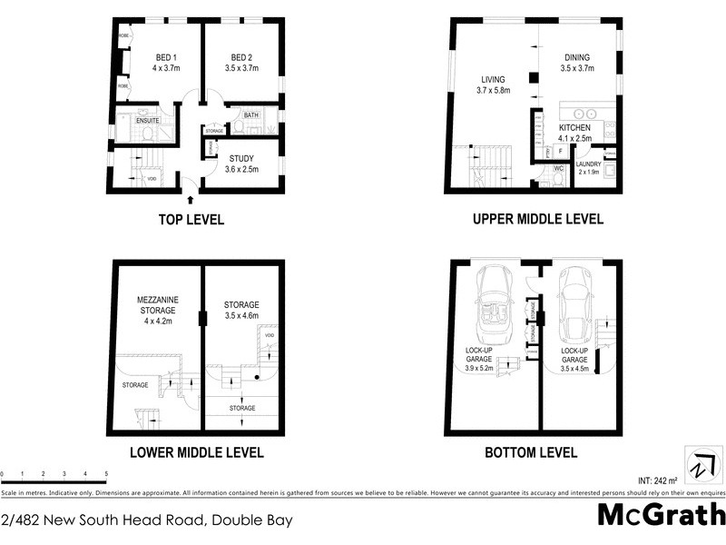 2/482 New South Head Road, Double Bay NSW 2028 Floorplan