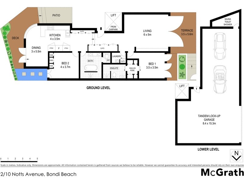 2/10 Notts Avenue, Bondi Beach NSW 2026 Floorplan