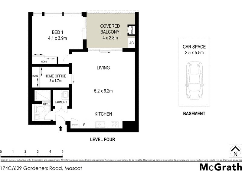 174C/629 Gardeners Road, Mascot NSW 2020 Floorplan