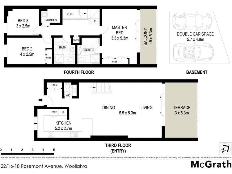 22/16 Rosemont Avenue, Woollahra NSW 2025 Floorplan