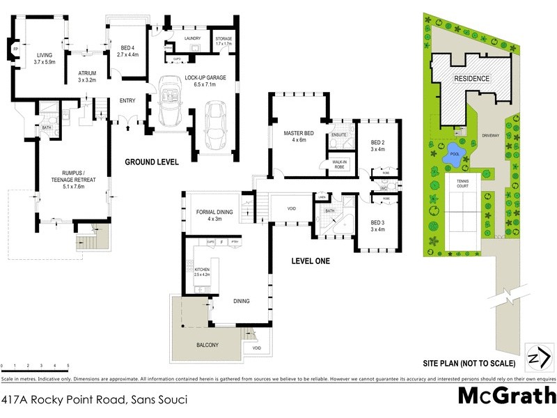 417A Rocky Point Road, Sans Souci NSW 2219 Floorplan
