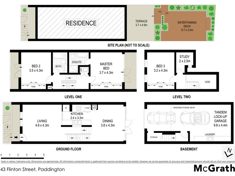 43 Flinton Street, Paddington NSW 2021 Floorplan