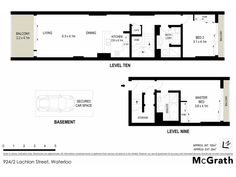 924/2 Lachlan Street, Waterloo NSW 2017 Floorplan