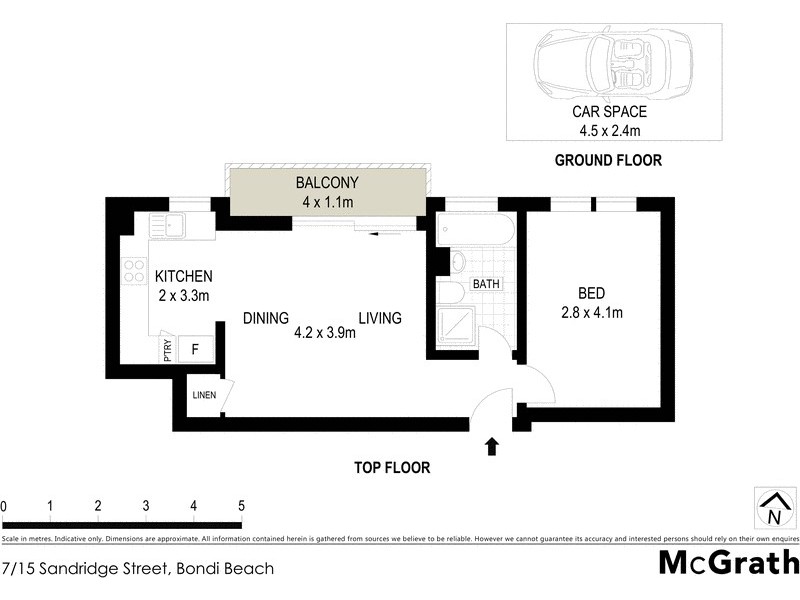 7/15 Sandridge Street, Bondi Beach NSW 2026 Floorplan