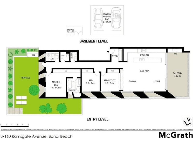 3/160 Ramsgate Avenue, Bondi Beach NSW 2026 Floorplan