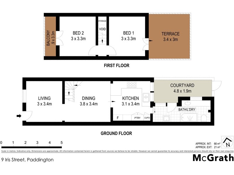 9 Iris Street, Paddington NSW 2021 Floorplan