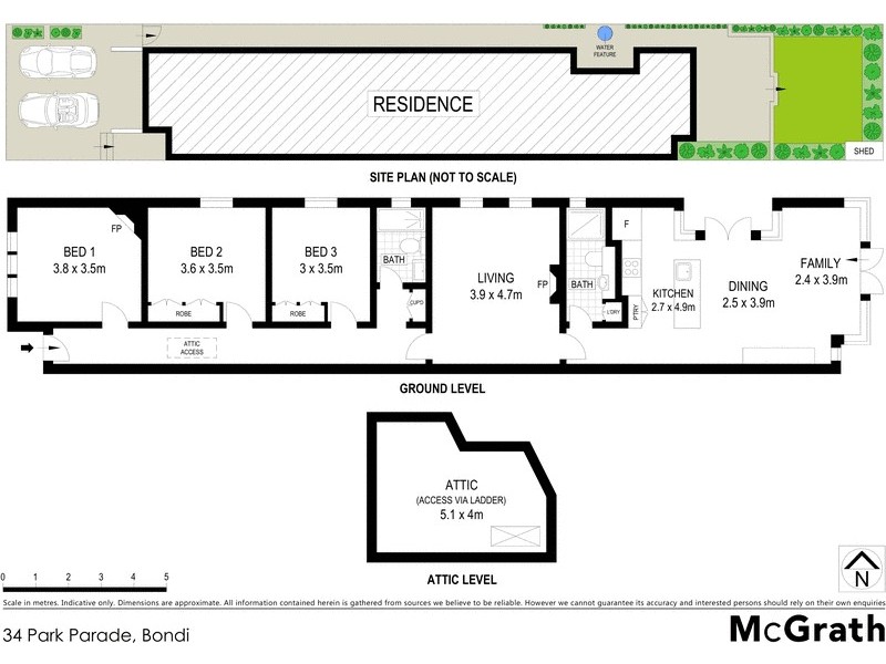 34 Park Parade, Bondi NSW 2026 Floorplan