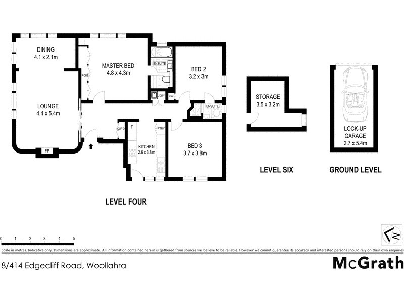 8/414 Edgecliff Road, Woollahra NSW 2025 Floorplan