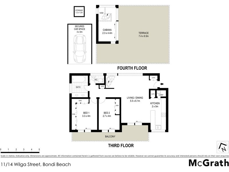 11/14 Wilga Street, Bondi Beach NSW 2026 Floorplan