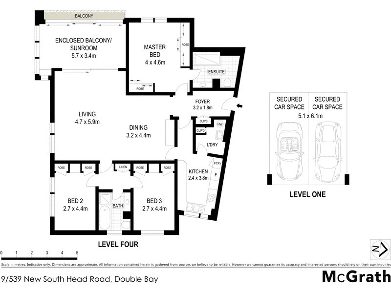 9/539 New South Head Road, Double Bay NSW 2028 Floorplan