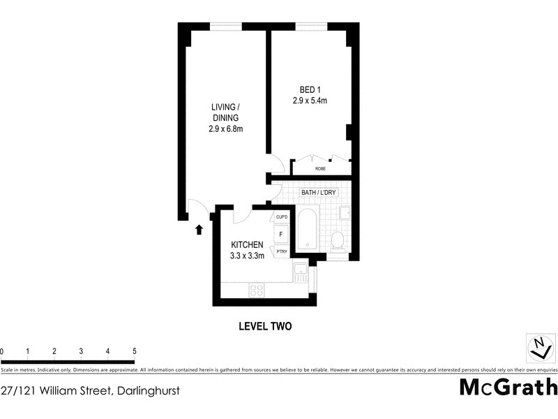 27/121 William Street, Darlinghurst NSW 2010 Floorplan