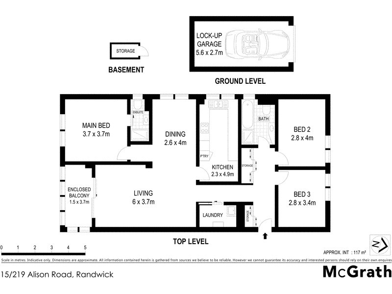 15/219 Alison Road, Randwick NSW 2031 Floorplan