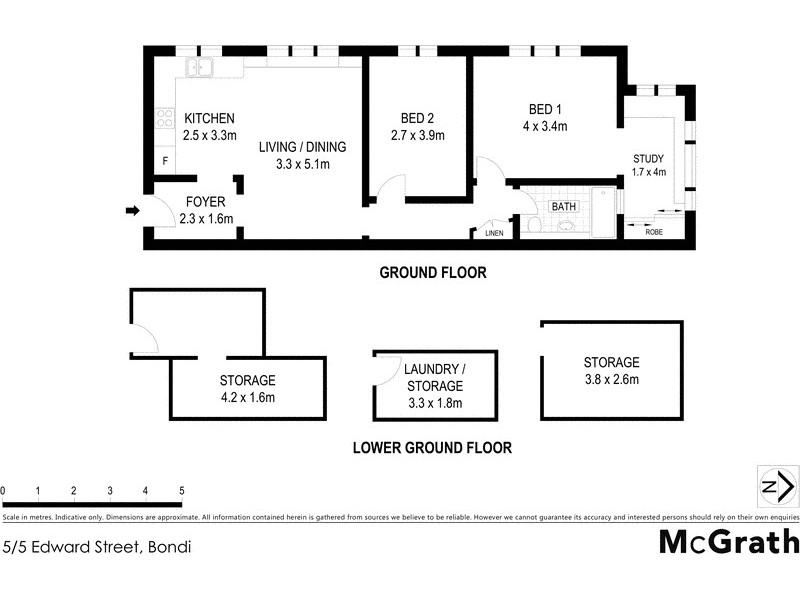 5/5 Edward Street, Bondi NSW 2026 Floorplan