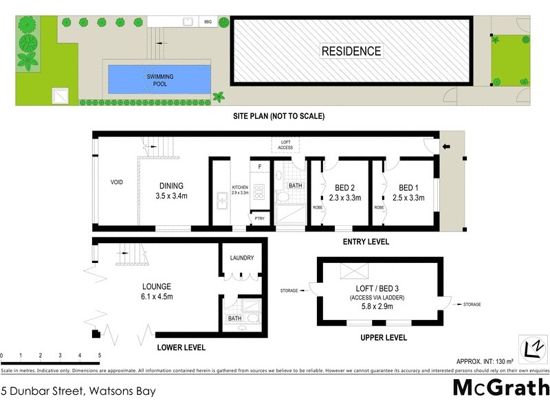 5 Dunbar Street, Watsons Bay NSW 2030 Floorplan