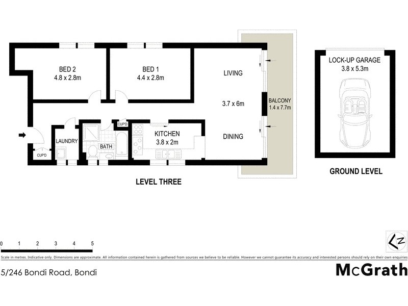 5/246 Bondi Road, Bondi NSW 2026 Floorplan