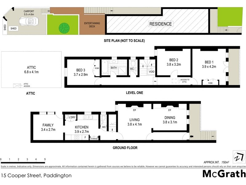 15 Cooper Street, Paddington NSW 2021 Floorplan
