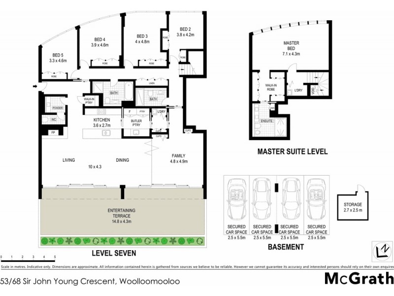 53/68 Sir John Young Crescent, Woolloomooloo NSW 2011 Floorplan