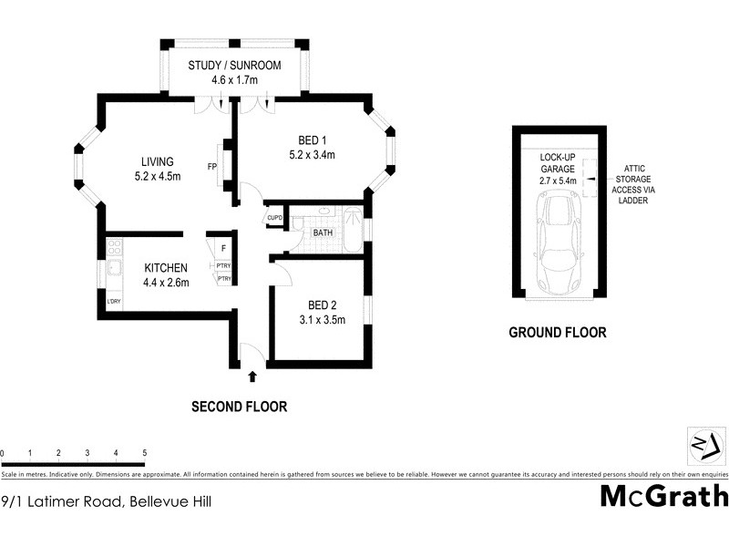9/1 Latimer Road, Bellevue Hill NSW 2023 Floorplan