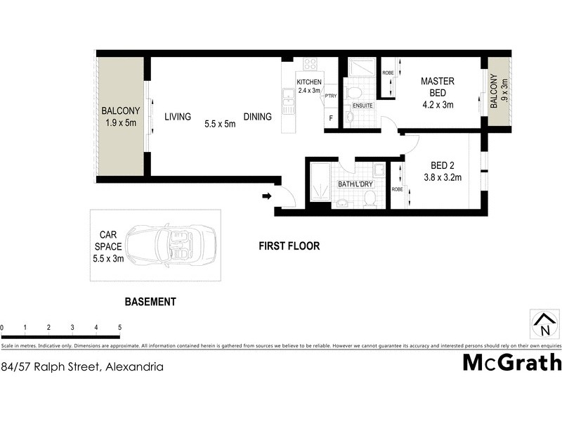 84/57 Ralph Street, Alexandria NSW 2015 Floorplan