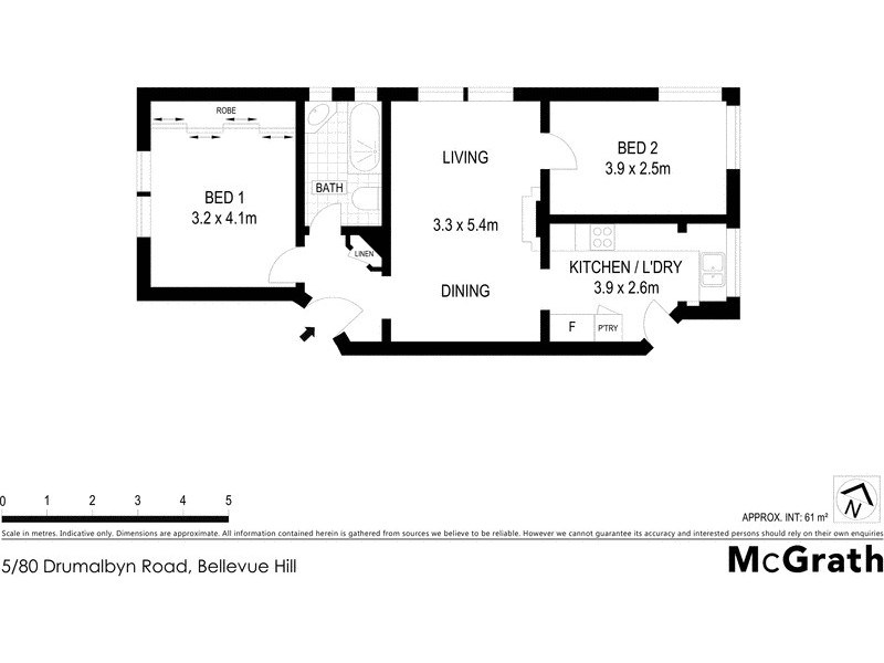 5/80 Drumalbyn Road, Bellevue Hill NSW 2023 Floorplan