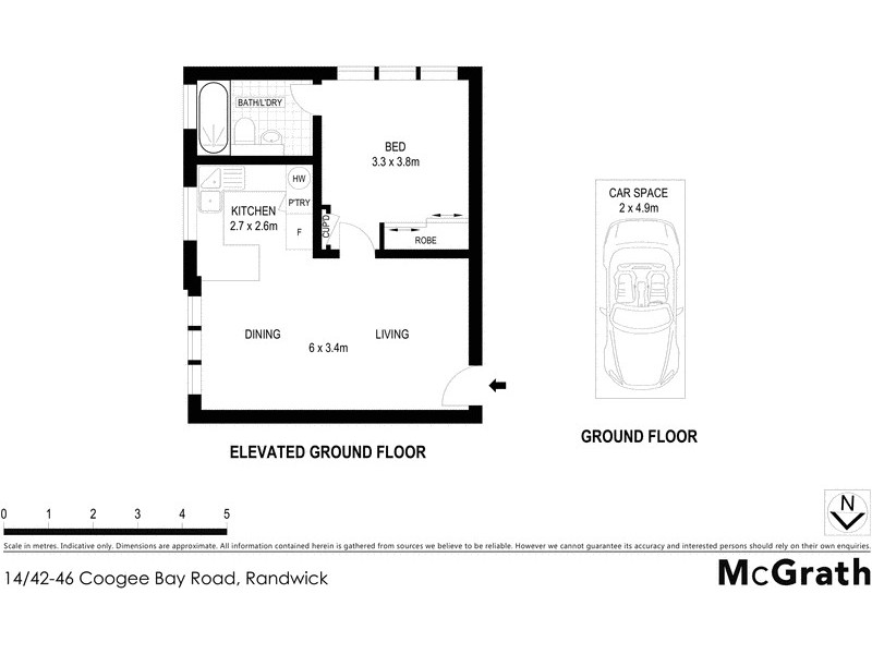 14/46 Coogee Bay Road, Randwick NSW 2031 Floorplan