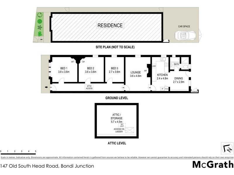 147 Old South Head Road, Bondi Junction NSW 2022 Floorplan