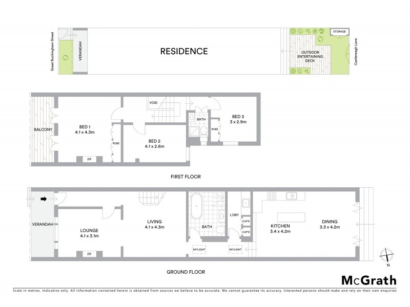 54 Great Buckingham Street, Redfern NSW 2016 Floorplan
