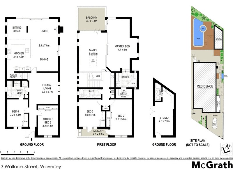 3 Wallace Street, Waverley NSW 2024 Floorplan
