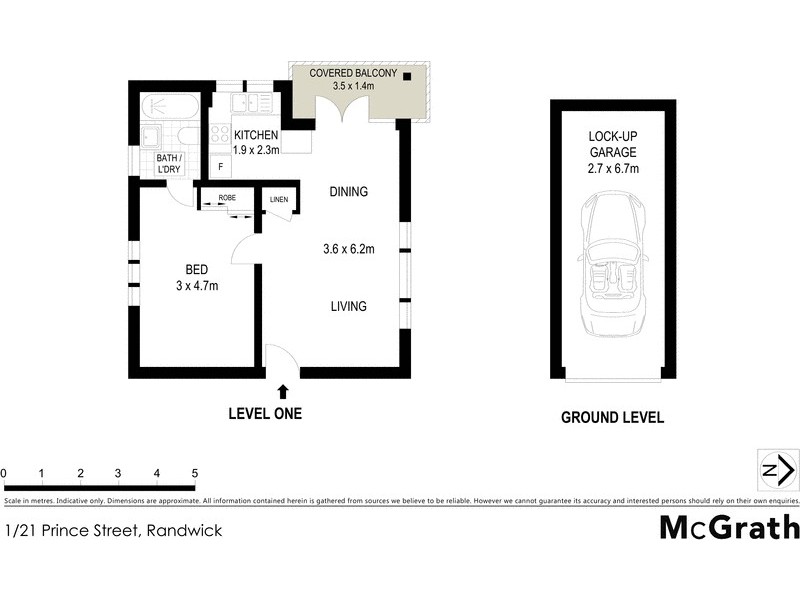 1/21 Prince Street, Randwick NSW 2031 Floorplan