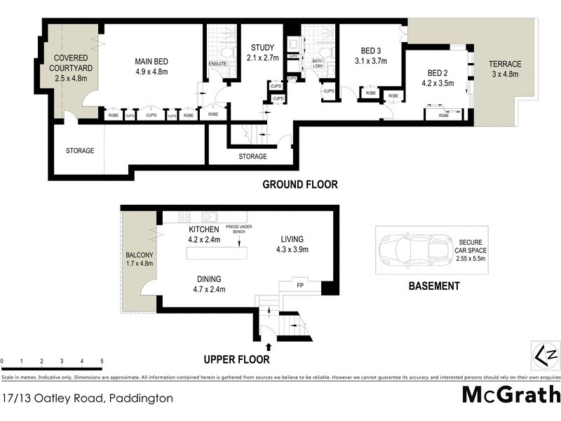 17/13 Oatley Road, Paddington NSW 2021 Floorplan
