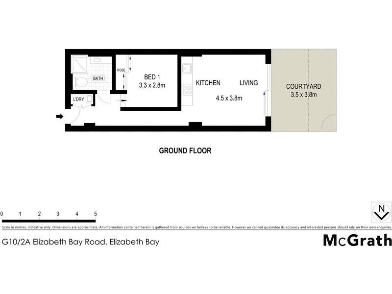G10/2A Elizabeth Bay Road, Elizabeth Bay NSW 2011 Floorplan