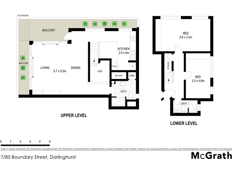 7/85 Boundary Street, Darlinghurst NSW 2010 Floorplan