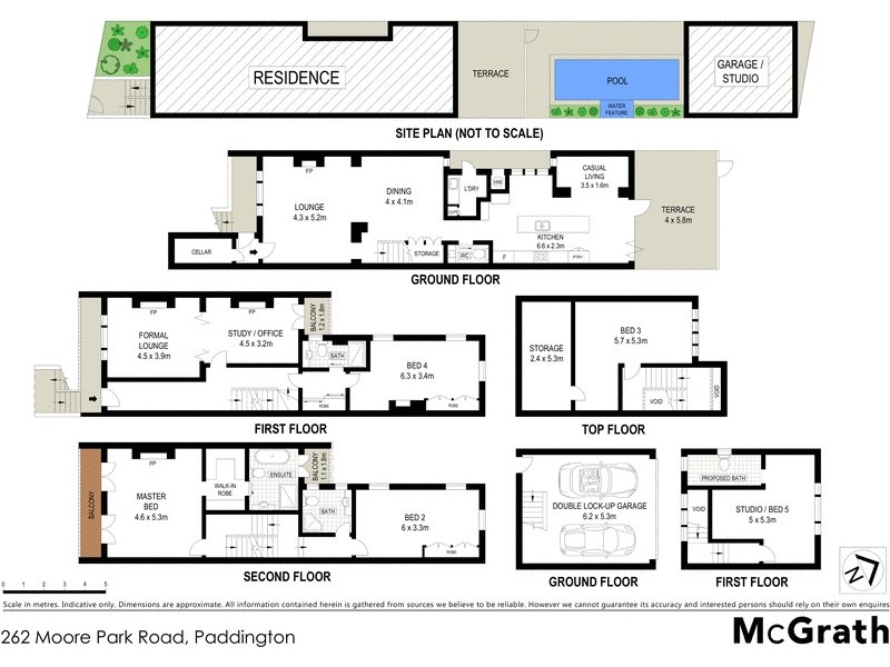 262 Moore Park Road, Paddington NSW 2021 Floorplan