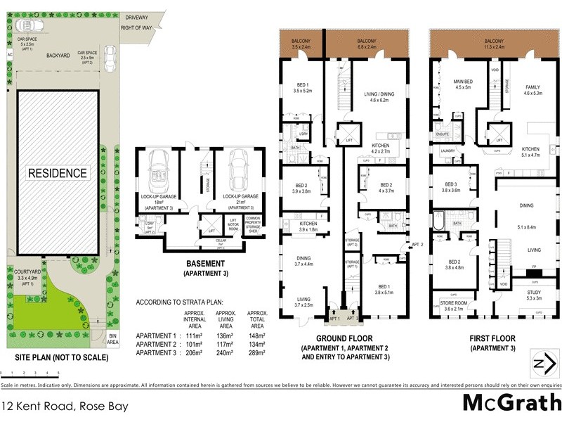 12 Kent Road, Rose Bay NSW 2029 Floorplan
