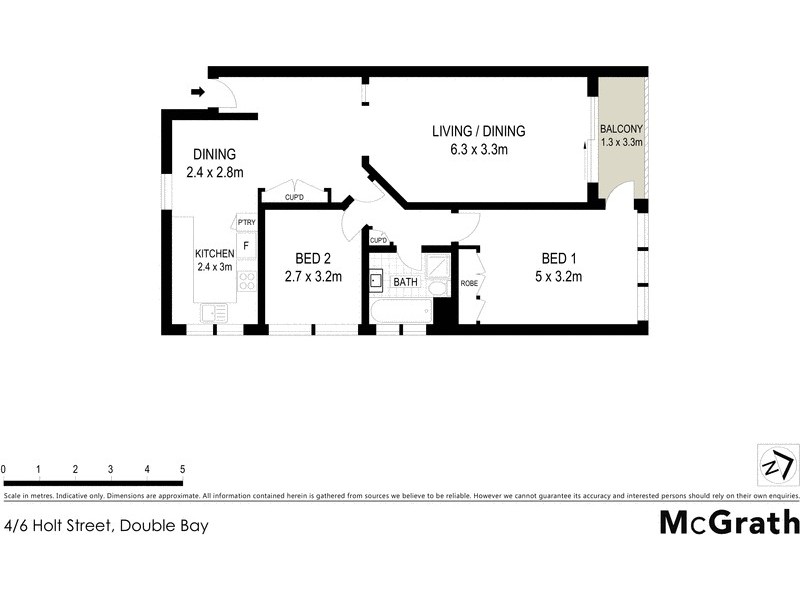4/6 Holt Street, Double Bay NSW 2028 Floorplan