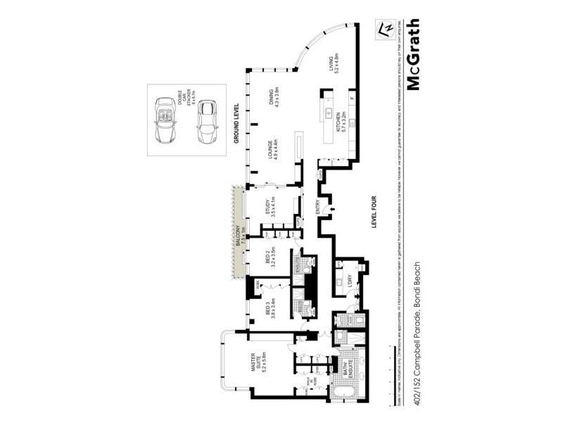 402/152 Campbell Parade, Bondi Beach NSW 2026 Floorplan