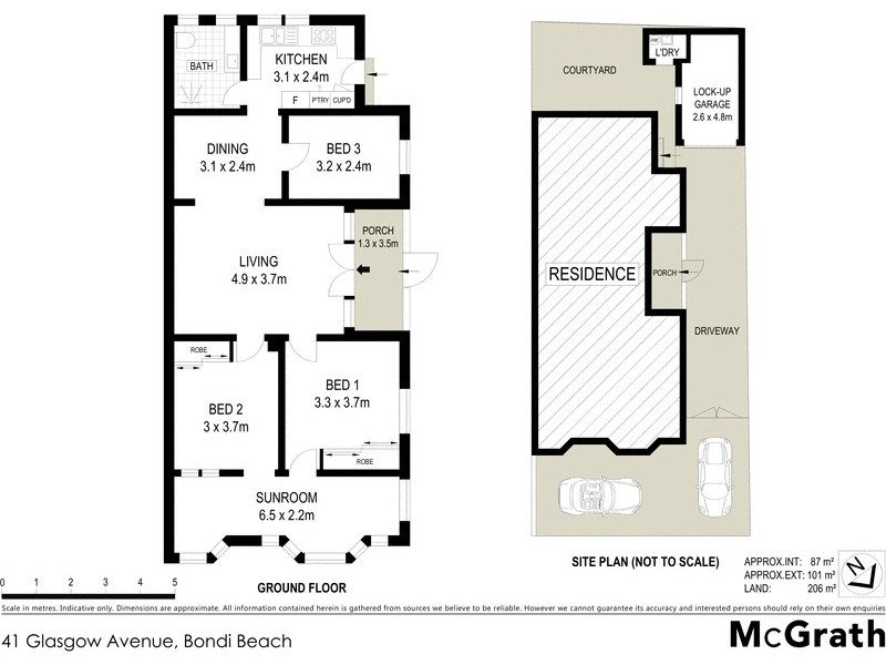41 Glasgow Avenue, Bondi Beach NSW 2026 Floorplan