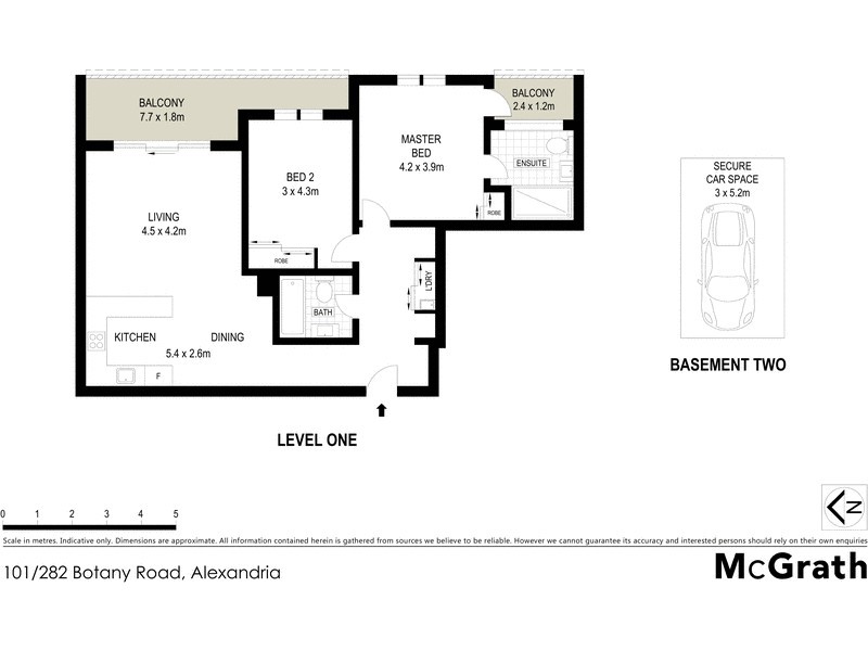 101/282 Botany Road, Alexandria NSW 2015 Floorplan