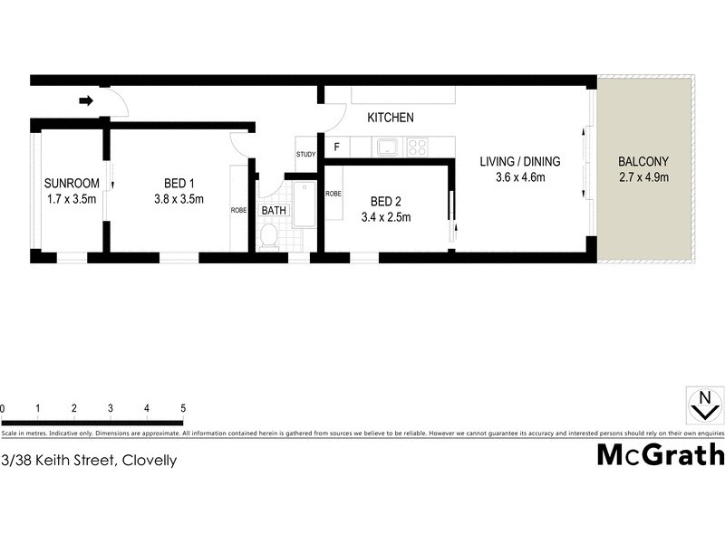 3/38 Keith Street, Clovelly NSW 2031 Floorplan