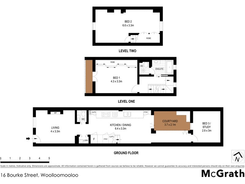 16 Bourke Street, Woolloomooloo NSW 2011 Floorplan