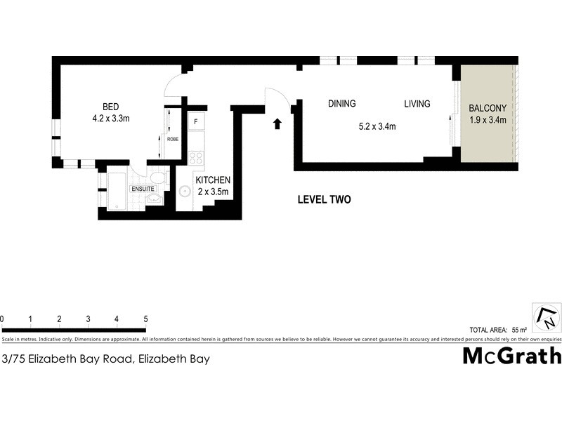 3/75 Elizabeth Bay Road, Elizabeth Bay NSW 2011 Floorplan