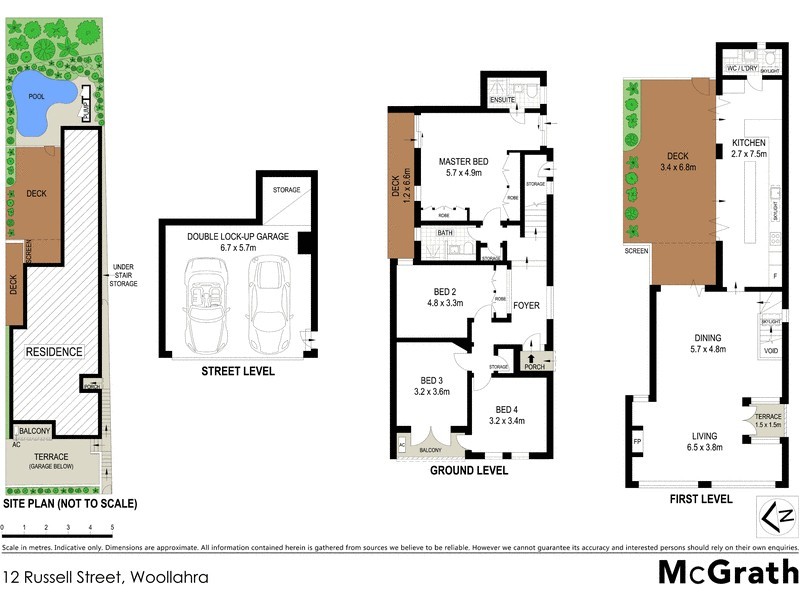 12 Russell Street, Woollahra NSW 2025 Floorplan
