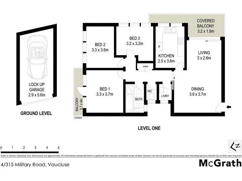 4/315 Military Road, Vaucluse NSW 2030 Floorplan