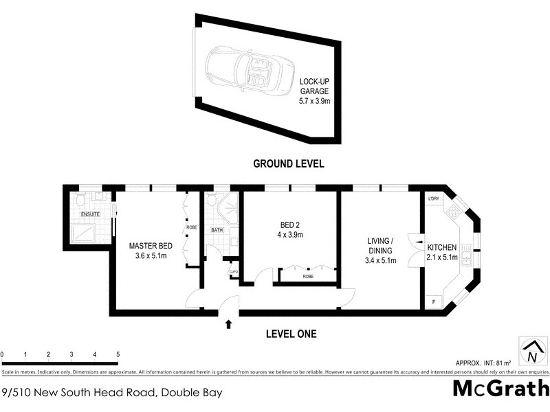 9/510 New South Head Road, Double Bay NSW 2028 Floorplan