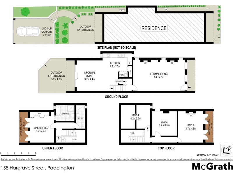 158 Hargrave Street, Paddington NSW 2021 Floorplan
