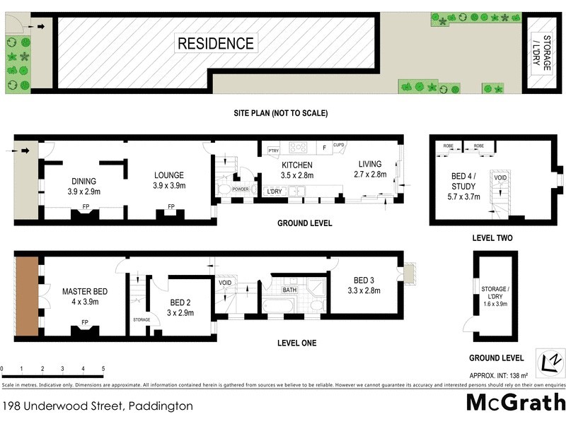 198 Underwood Street, Paddington NSW 2021 Floorplan