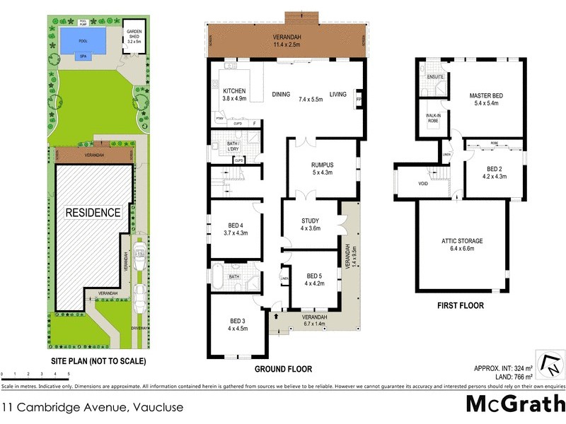 11 Cambridge Avenue, Vaucluse NSW 2030 Floorplan