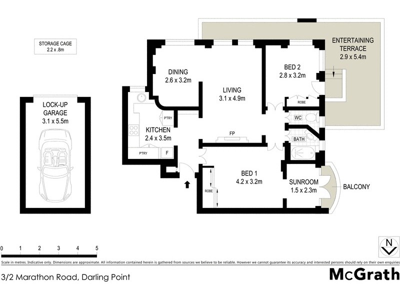 3/2 Marathon Road, Darling Point NSW 2027 Floorplan