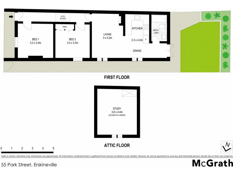 55 Park Street, Erskineville NSW 2043 Floorplan