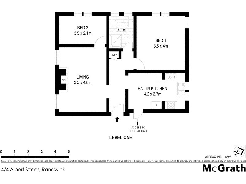 4/4 Albert Street, Randwick NSW 2031 Floorplan